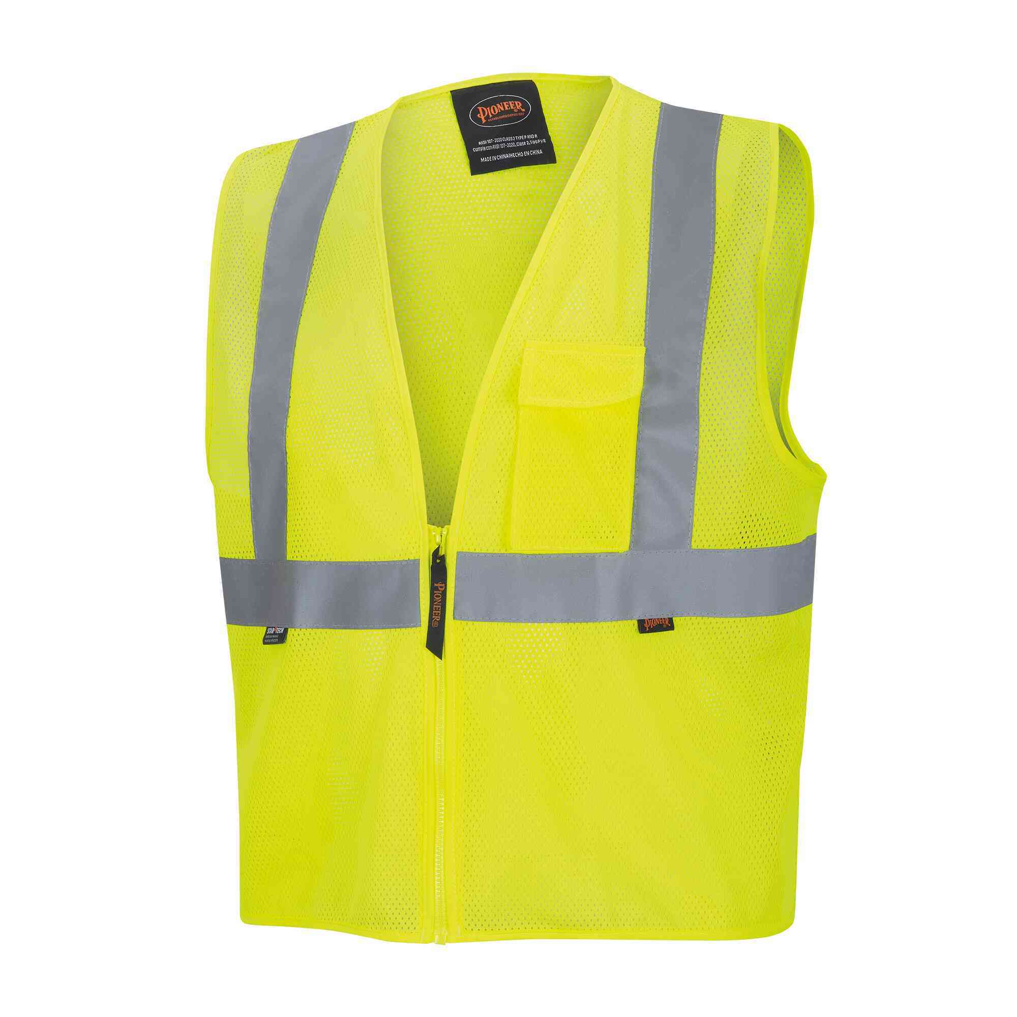 Pioneer Zip-Up Safety Vest